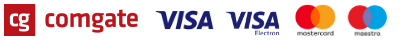 Zde můžete platit platební kartou Visa a Mastercard Platební brána ComGate